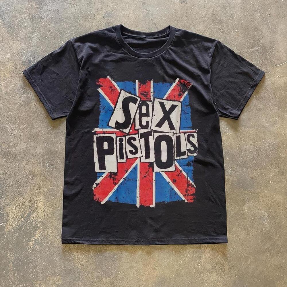 S X Pistols Black Tee